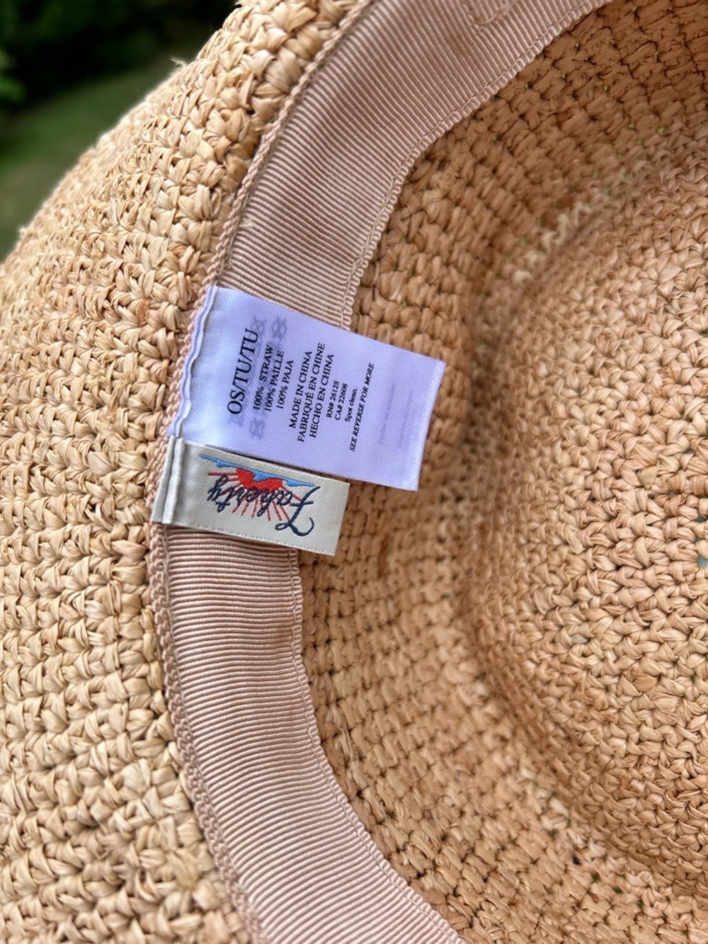 Faherty Raffia Sun Hat - Picture 5 of 6